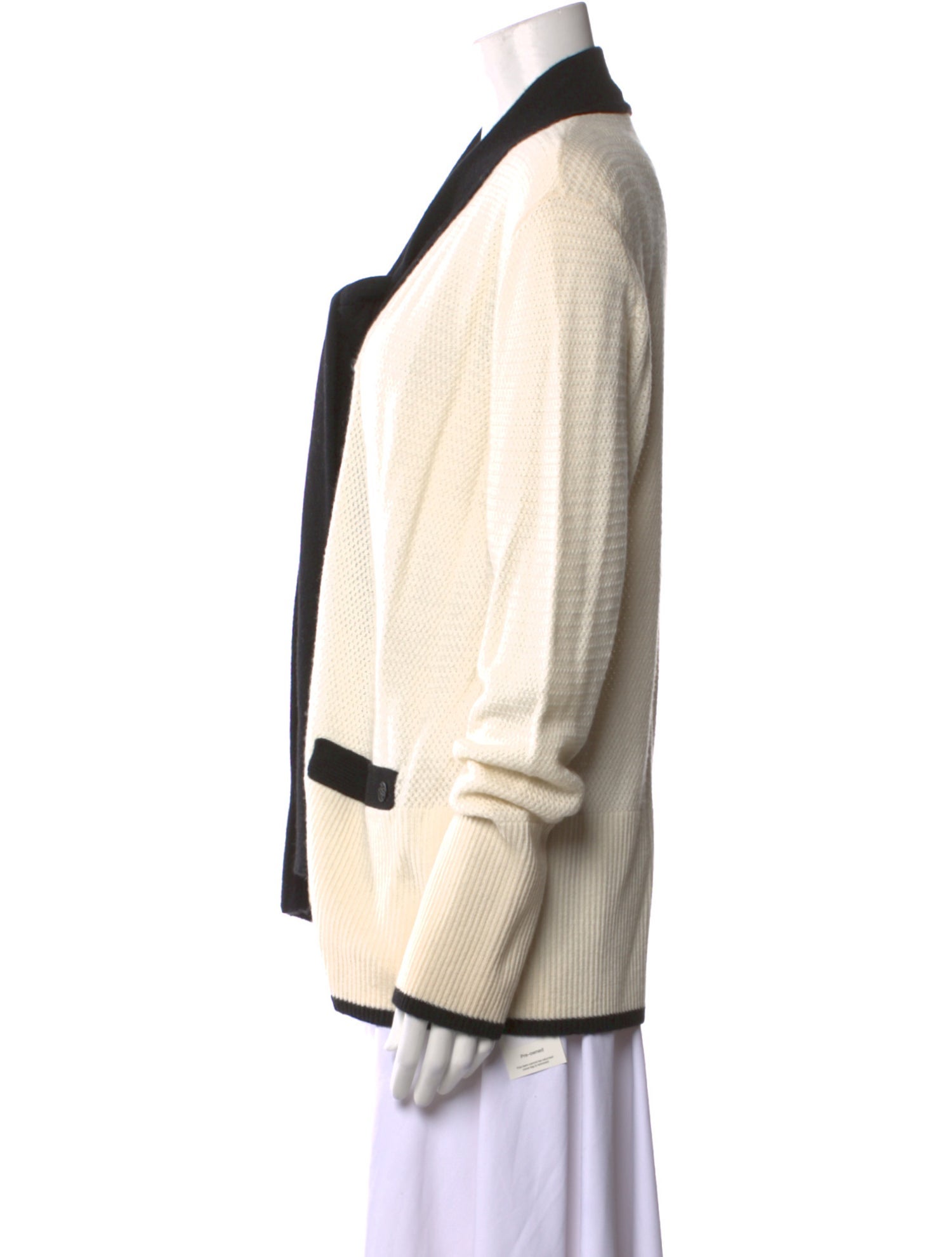 Rena Lange Cashmere Colorblock Pattern Sweater w/ Tags