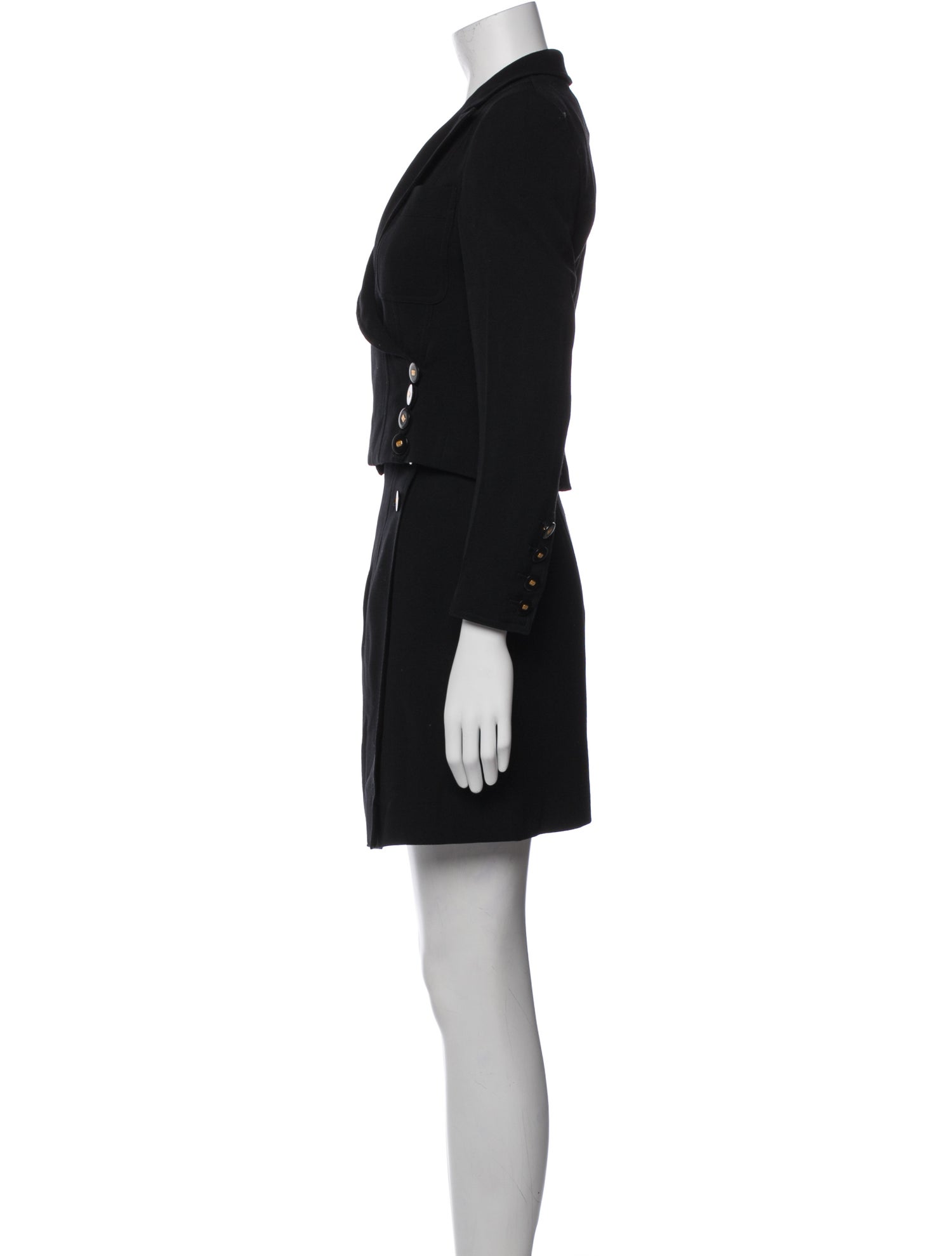 Rena Lange Virgin Wool Skirt Suit