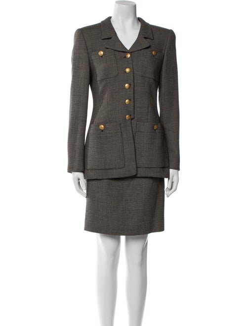 Rena Lange Wool Skirt Suit