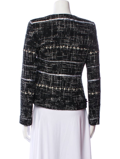 Rena Lange Tweed Pattern Evening Jacket