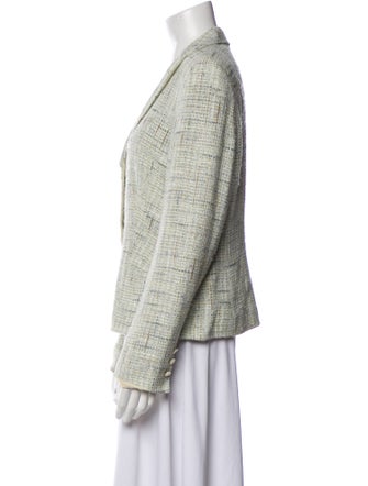 Rena Lange Silk Tweed Pattern Blazer