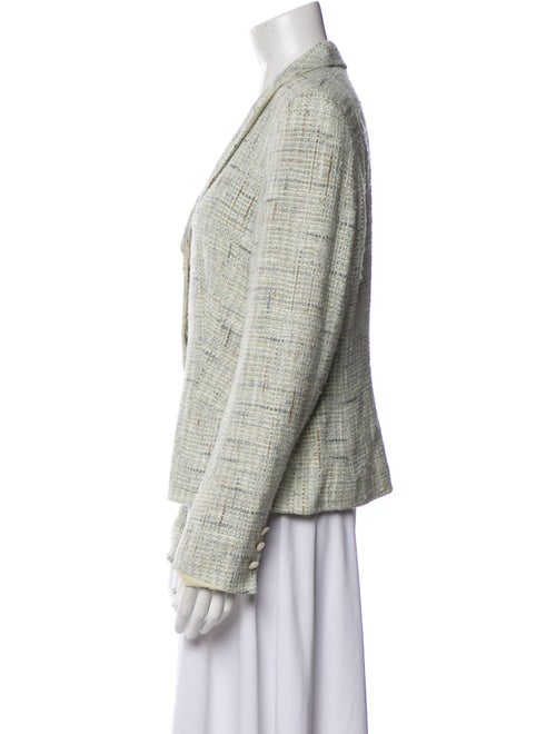 Rena Lange Silk Tweed Pattern Blazer