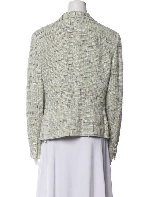 Rena Lange Silk Tweed Pattern Blazer