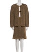 Rena Lange Tweed Pattern Skirt Set