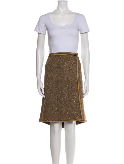 Rena Lange Tweed Pattern Skirt Set