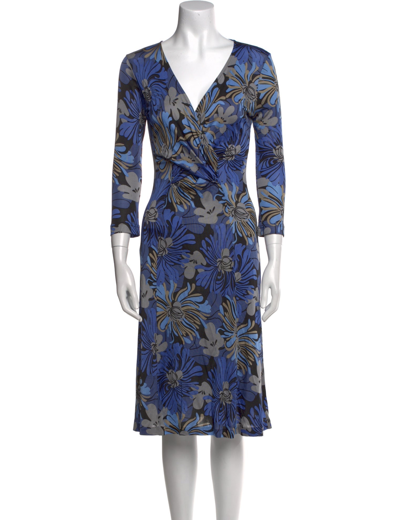 Rena Lange Printed Knee-Length Dress