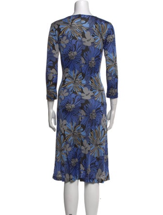 Rena Lange Printed Knee-Length Dress