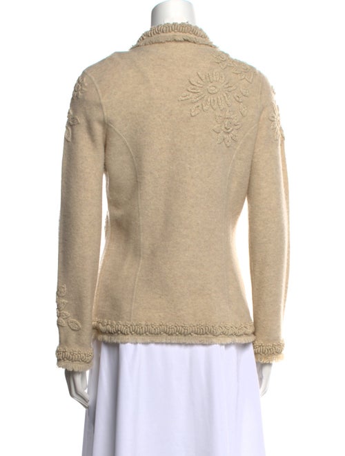 Rena Lange Virgin Wool V-Neck Sweater