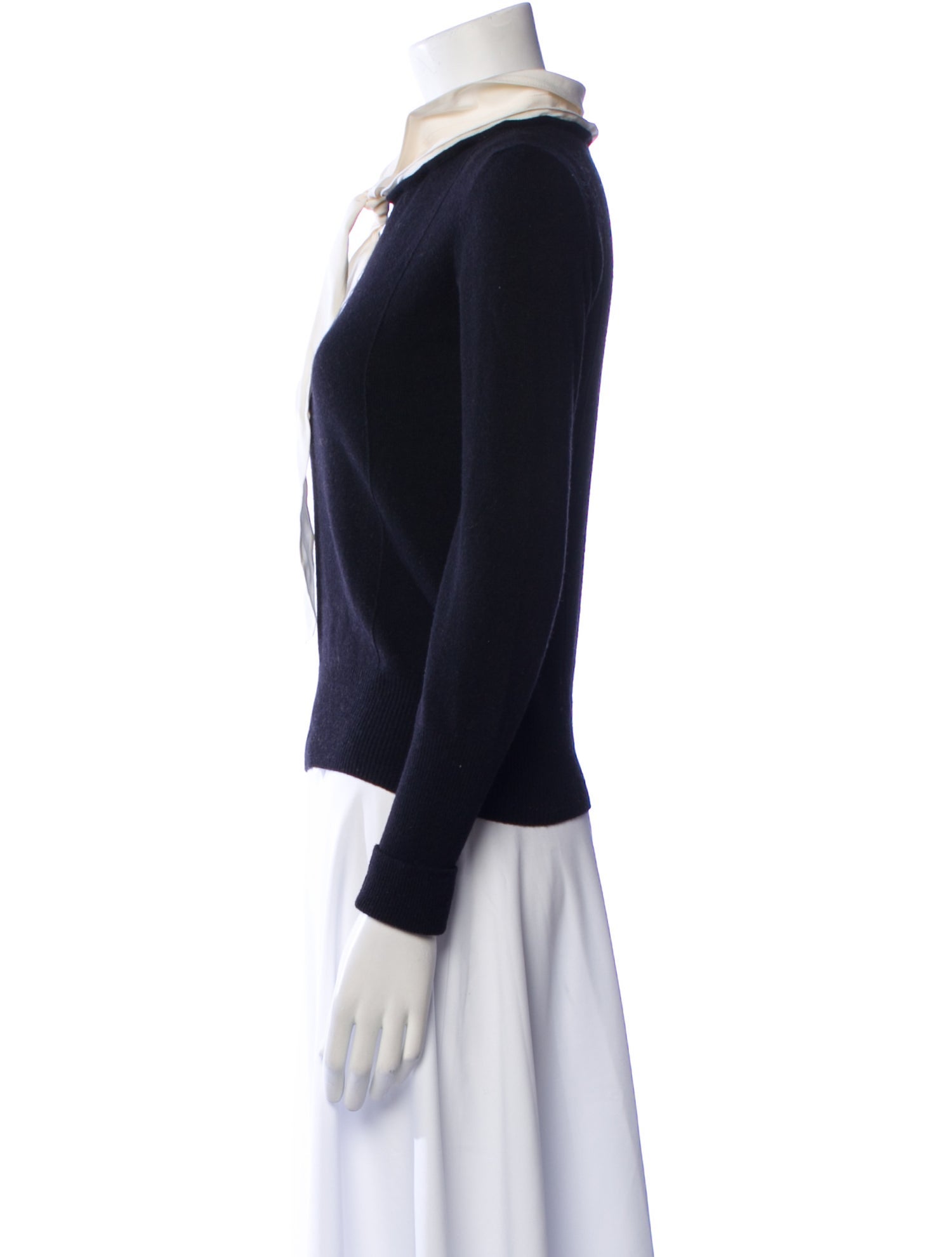 Rena Lange Cashmere Mock Neck Sweater