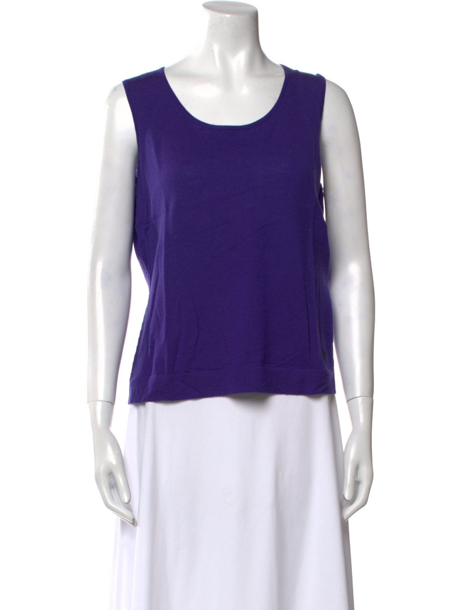 Rena Lange Virgin Wool Scoop Neck Sweater w/ Tags