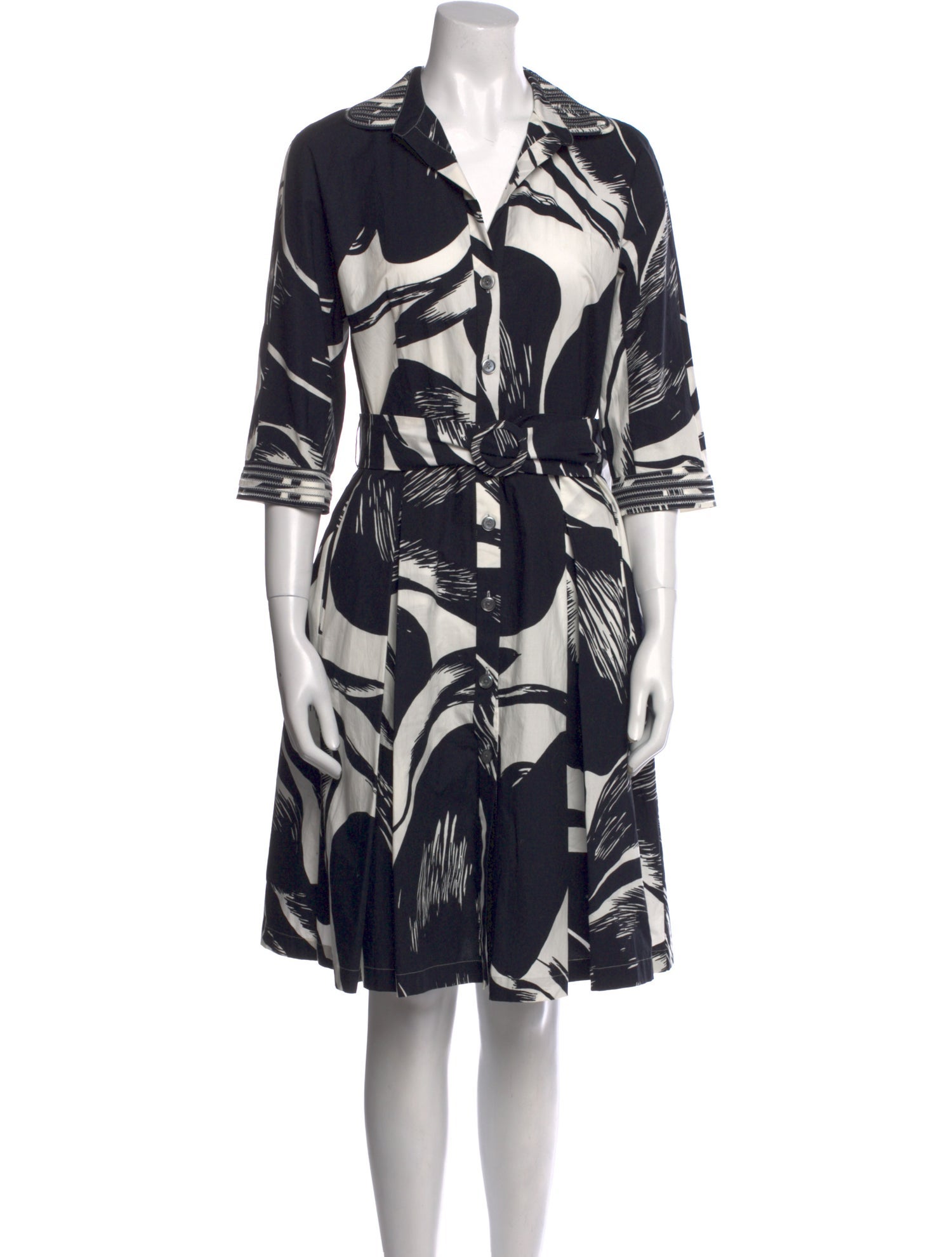 Rena Lange Printed Knee-Length Dress