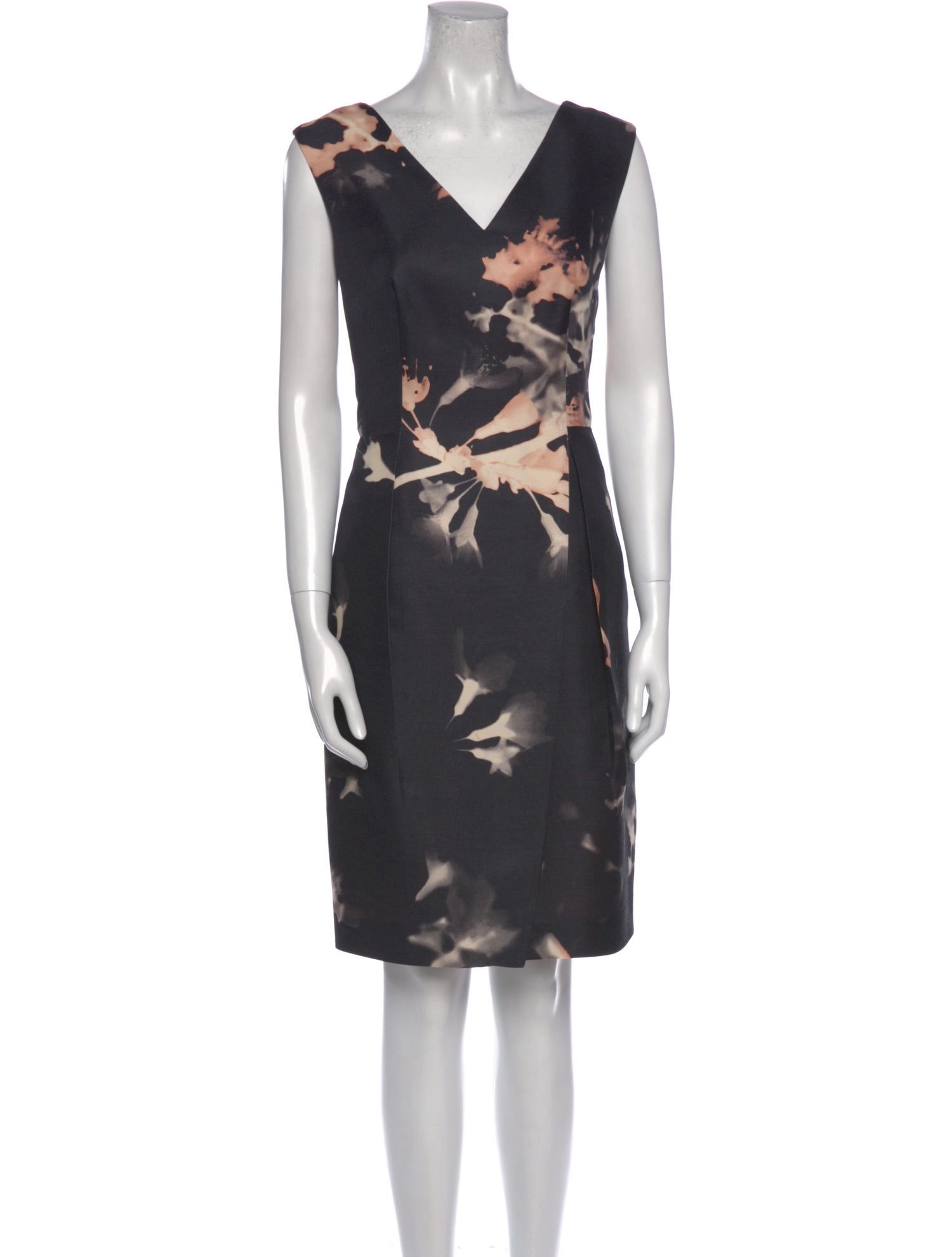 Rena Lange Silk Knee-Length Dress