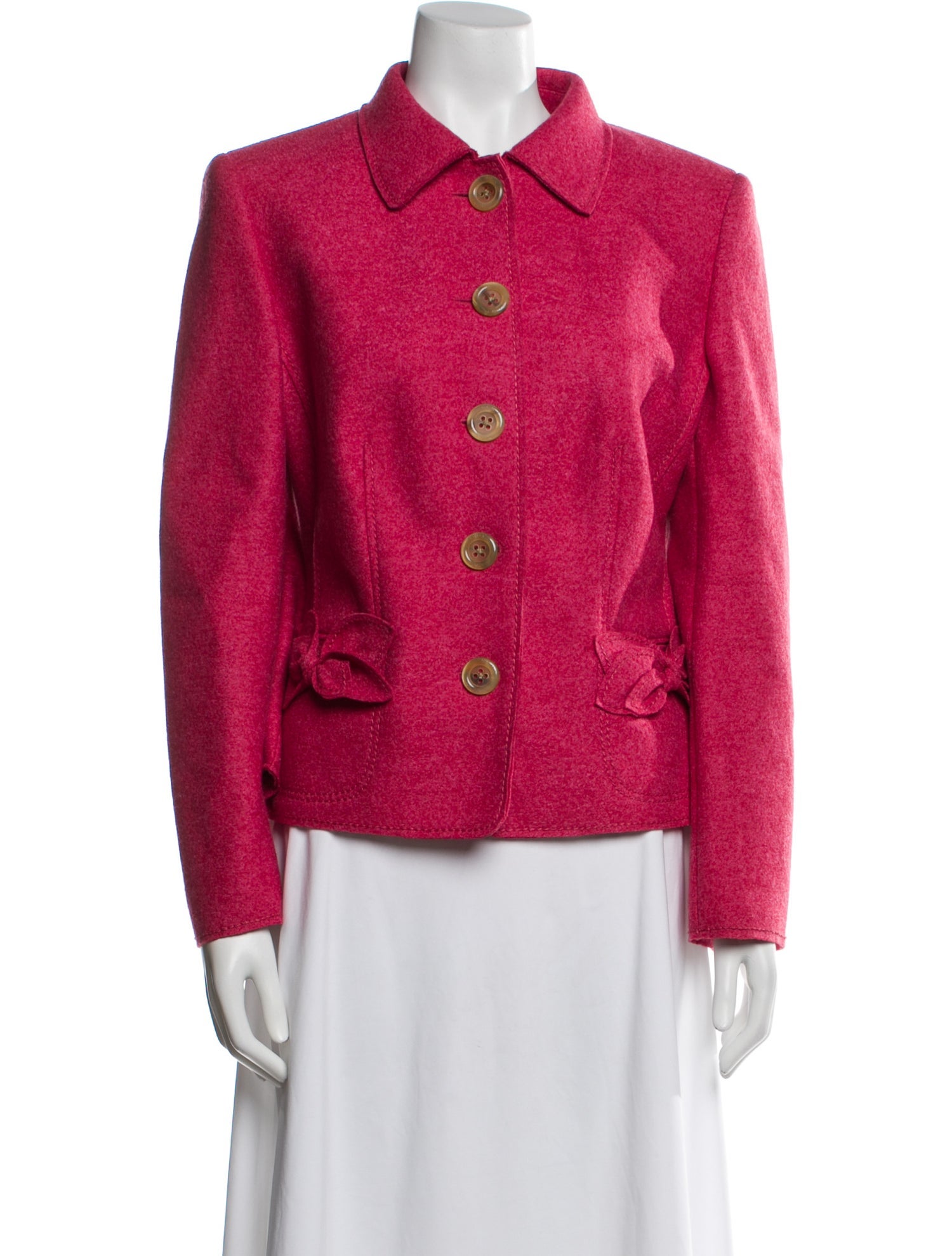 Rena Lange Virgin Wool Printed Jacket