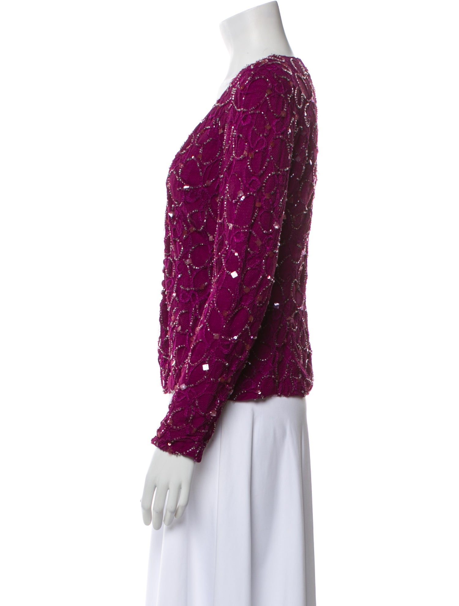 Rena Lange Printed Evening Jacket