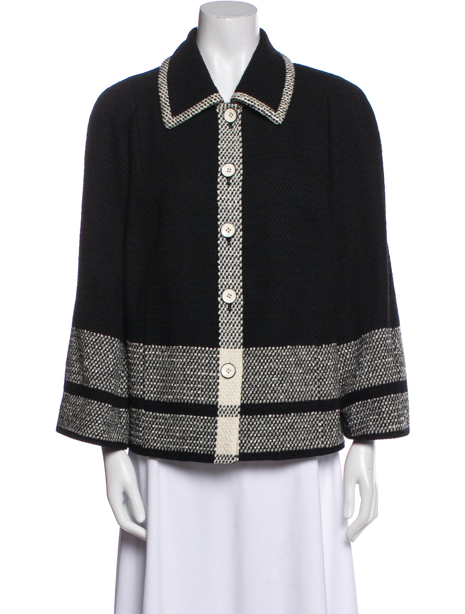 Rena Lange Virgin Wool Printed Jacket