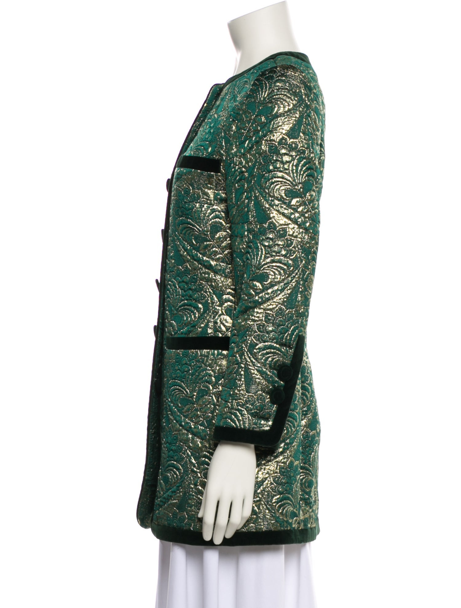 Rena Lange Printed Evening Jacket