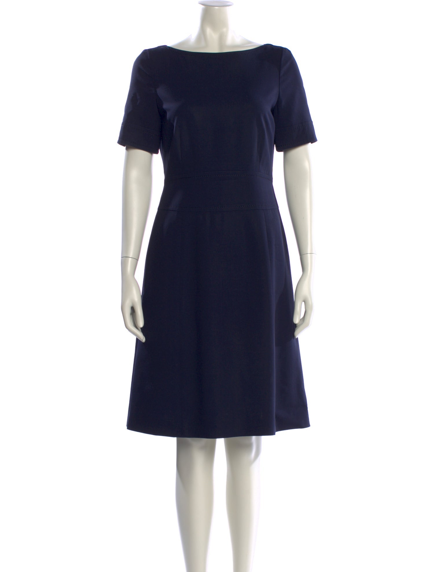 Rena Lange Wool Knee-Length Dress