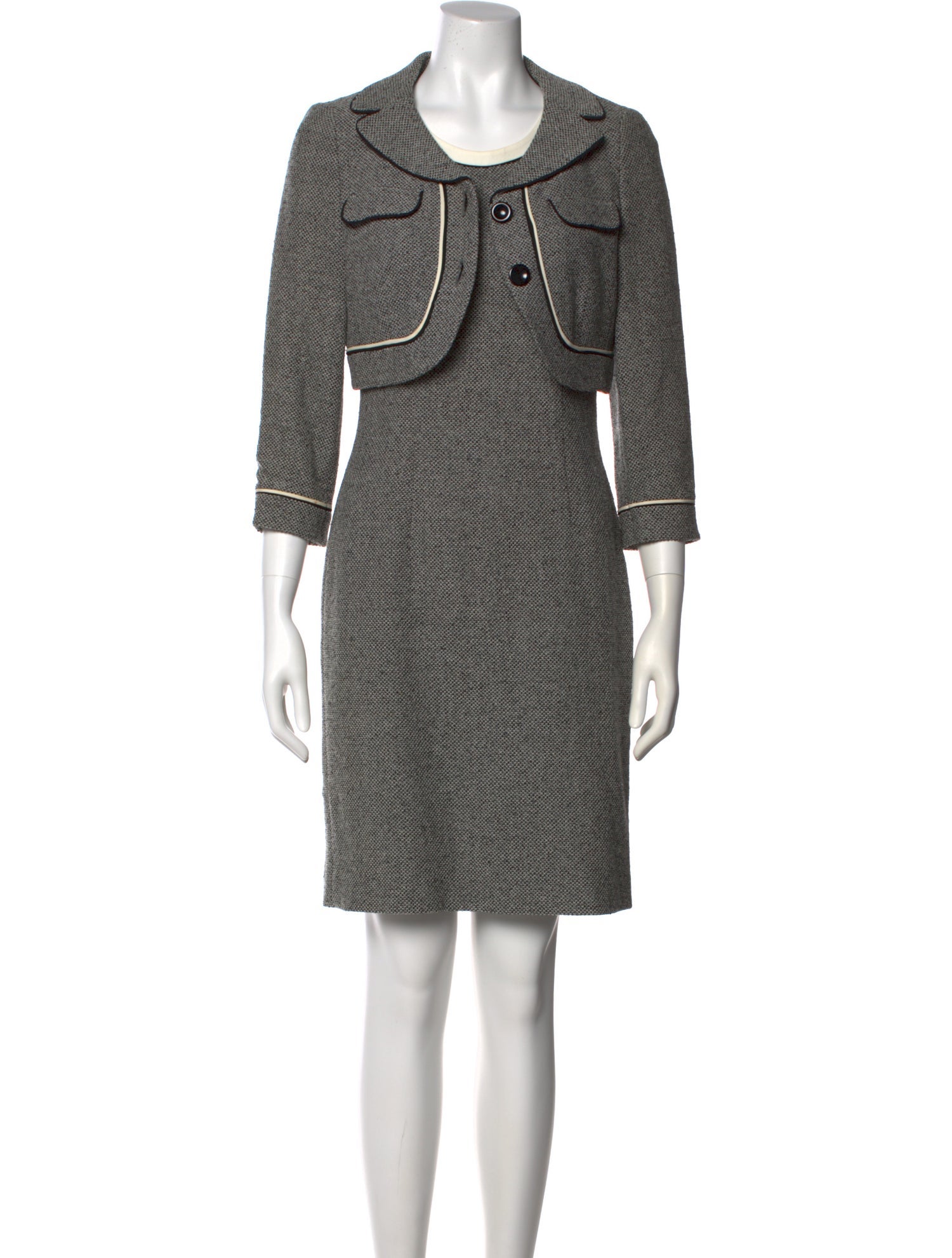 Rena Lange Virgin Wool Mini Dress