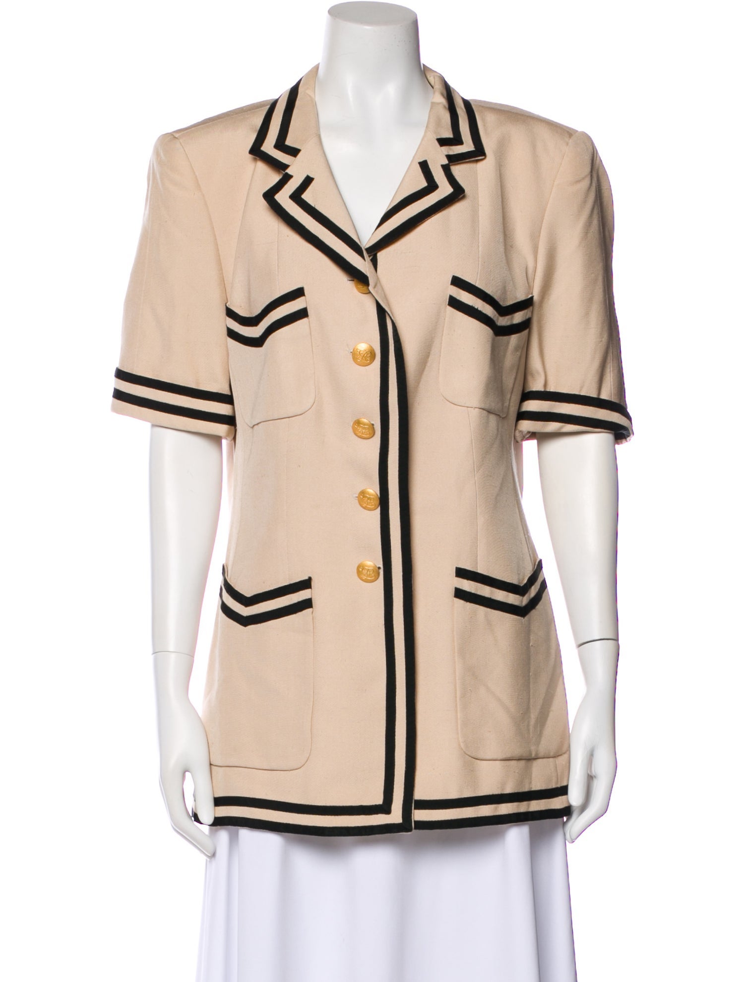 Rena Lange Silk Biker Jacket