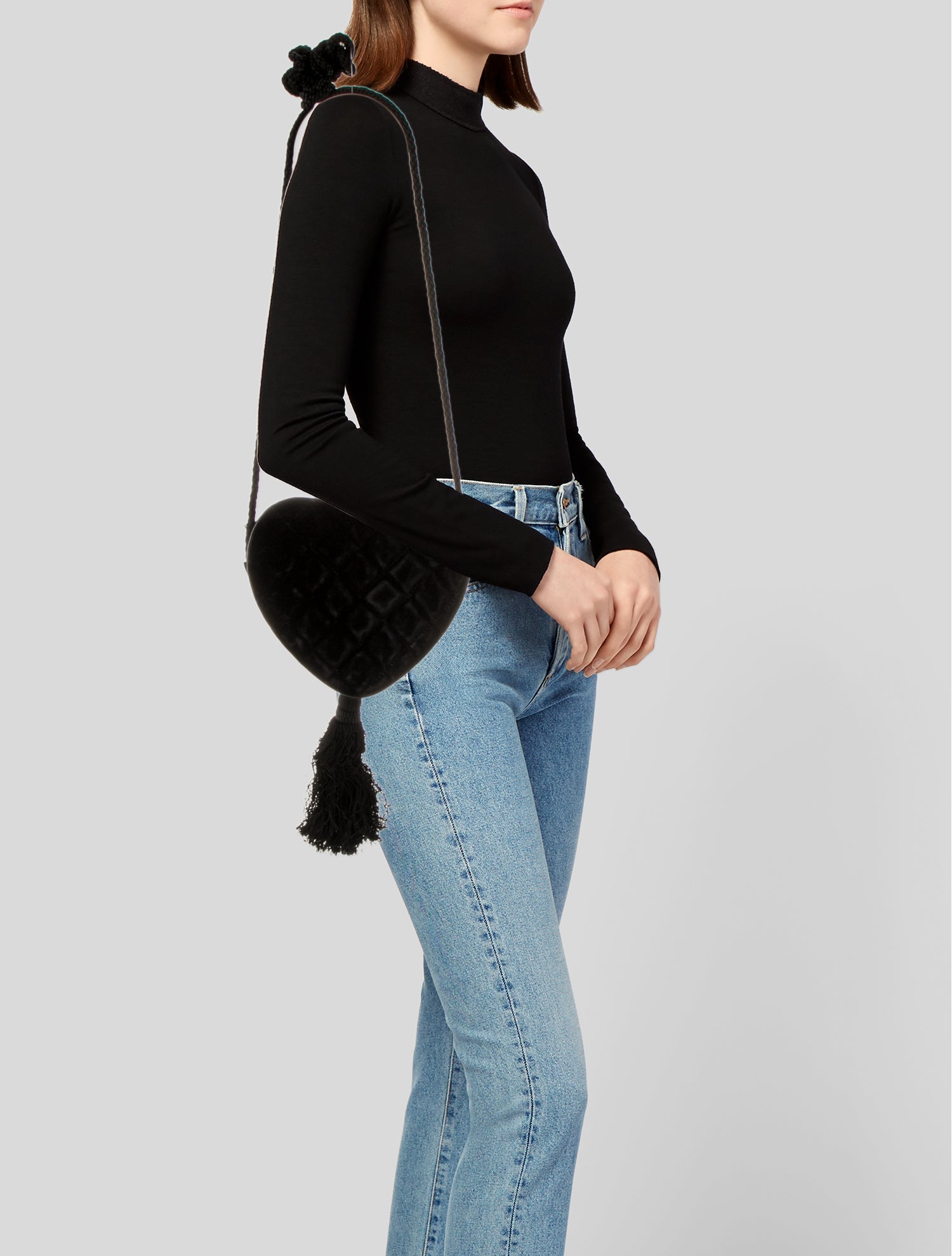 Rena Lange Velvet Evening Bag