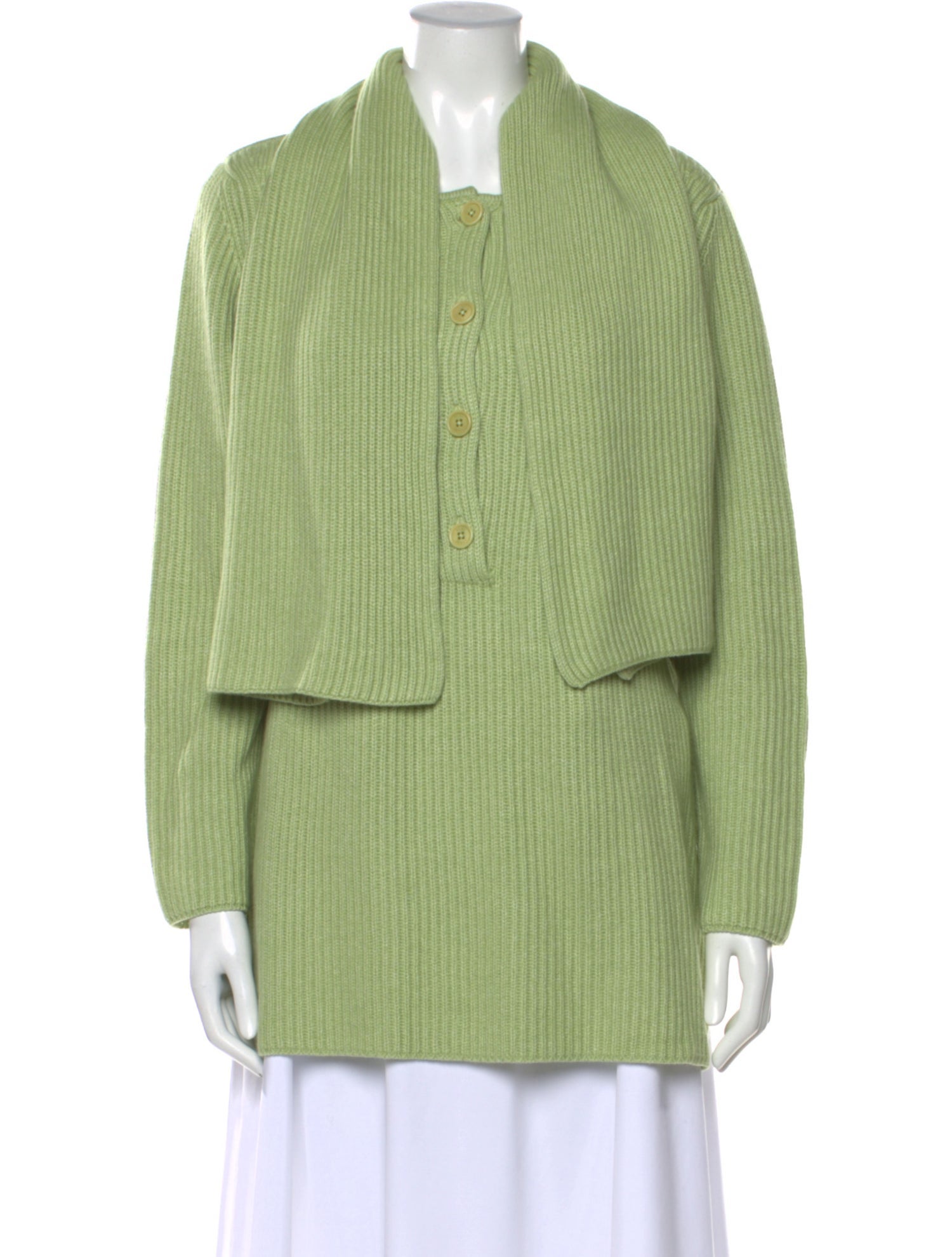 Rena Lange Silk Mock Neck Sweater