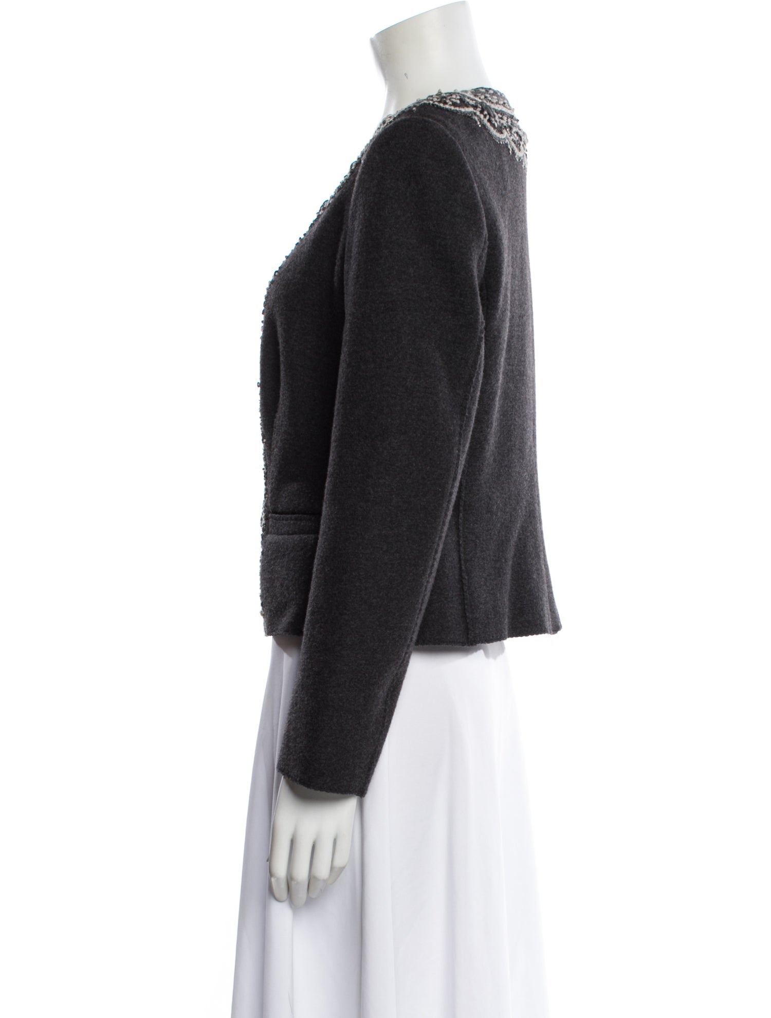 Rena Lange Virgin Wool Evening Jacket