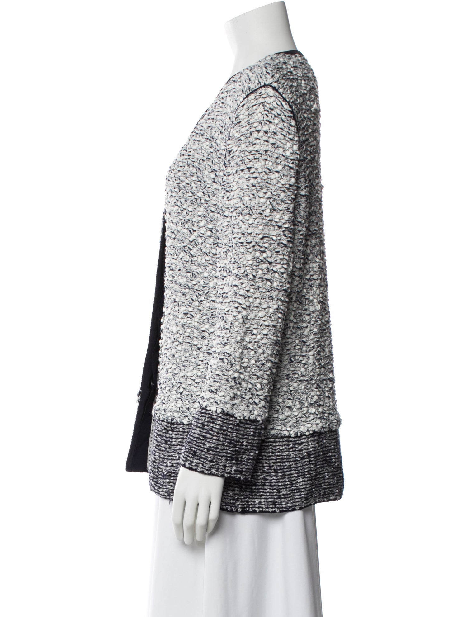 Rena Lange Colorblock Pattern Evening Jacket