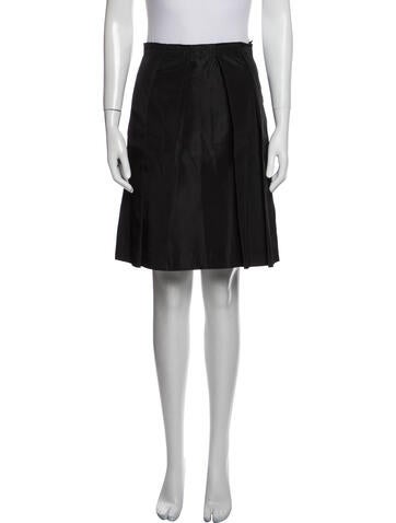 Reem Acra Skirts Silk Knee-Length Skirt US 8 | M