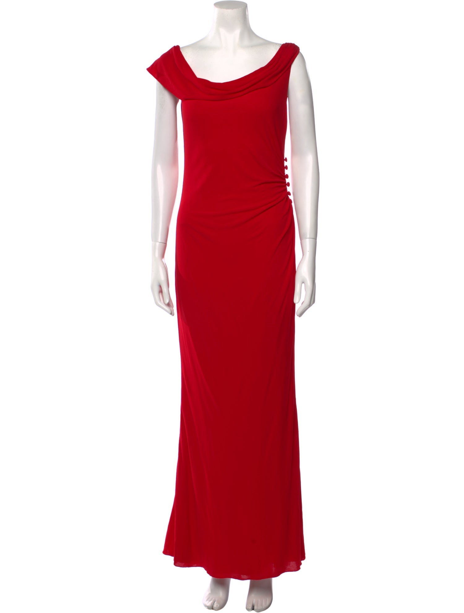 Reem Acra Cowl Neck Long Dress