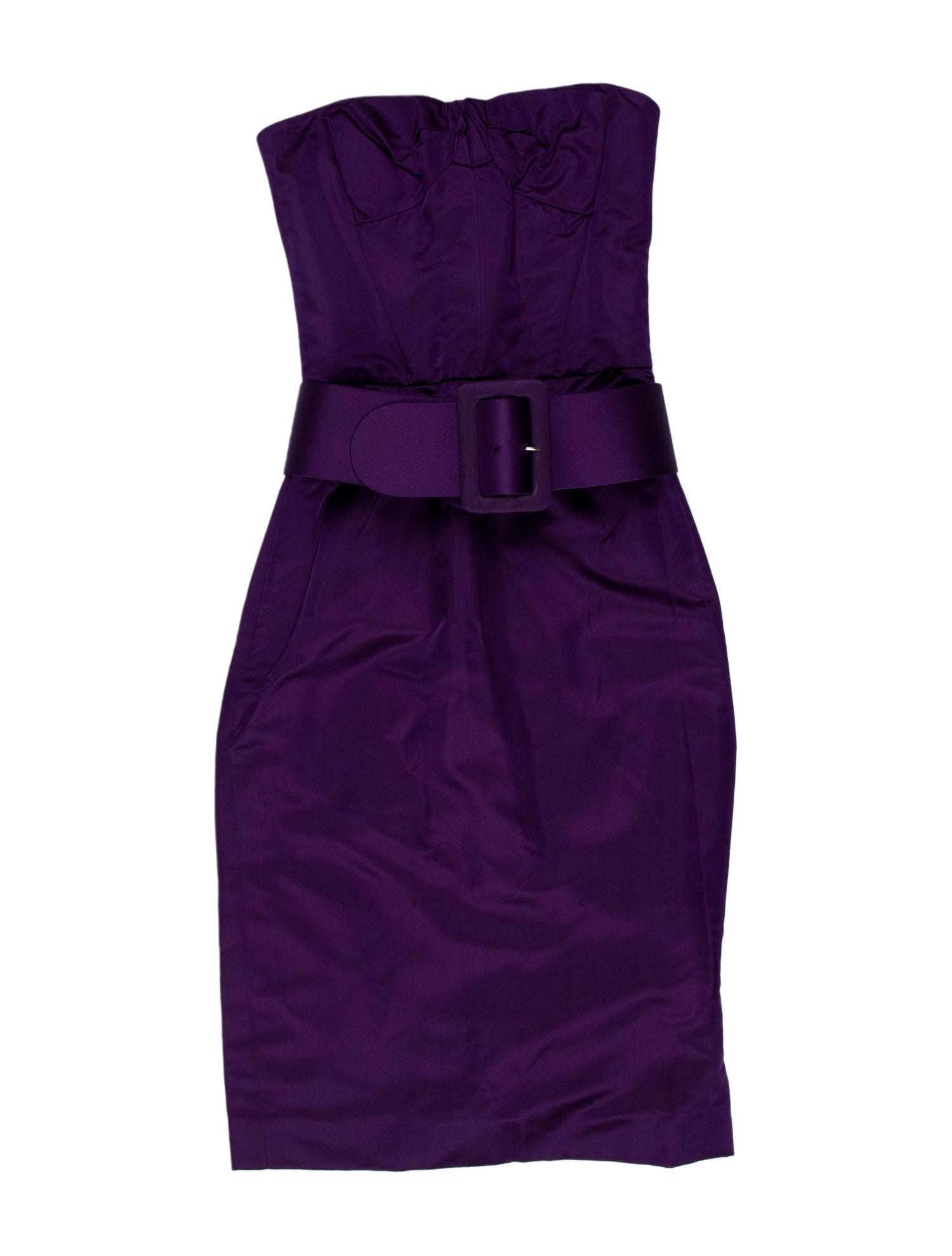 Reem Acra Strapless Mini Dress