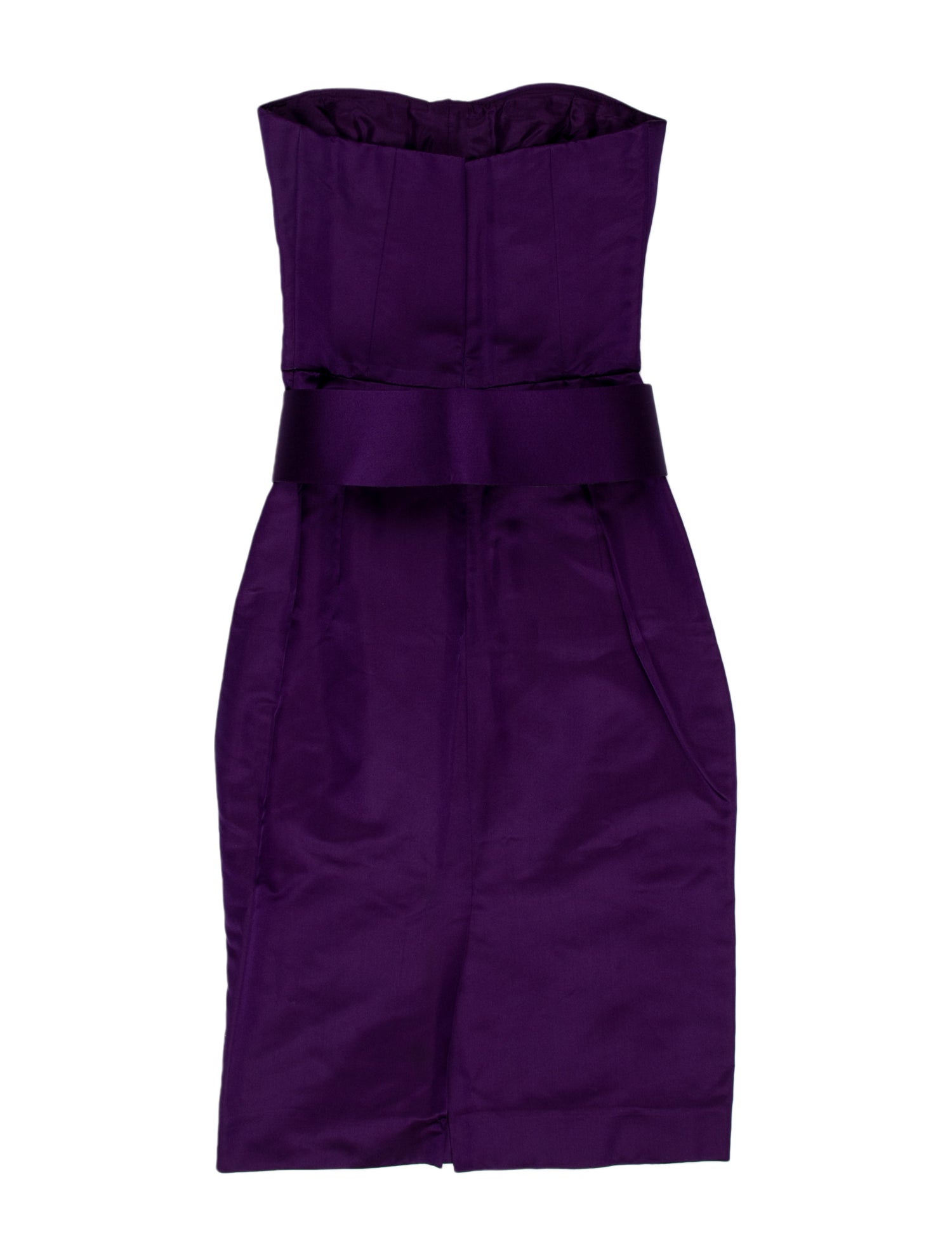 Reem Acra Strapless Mini Dress