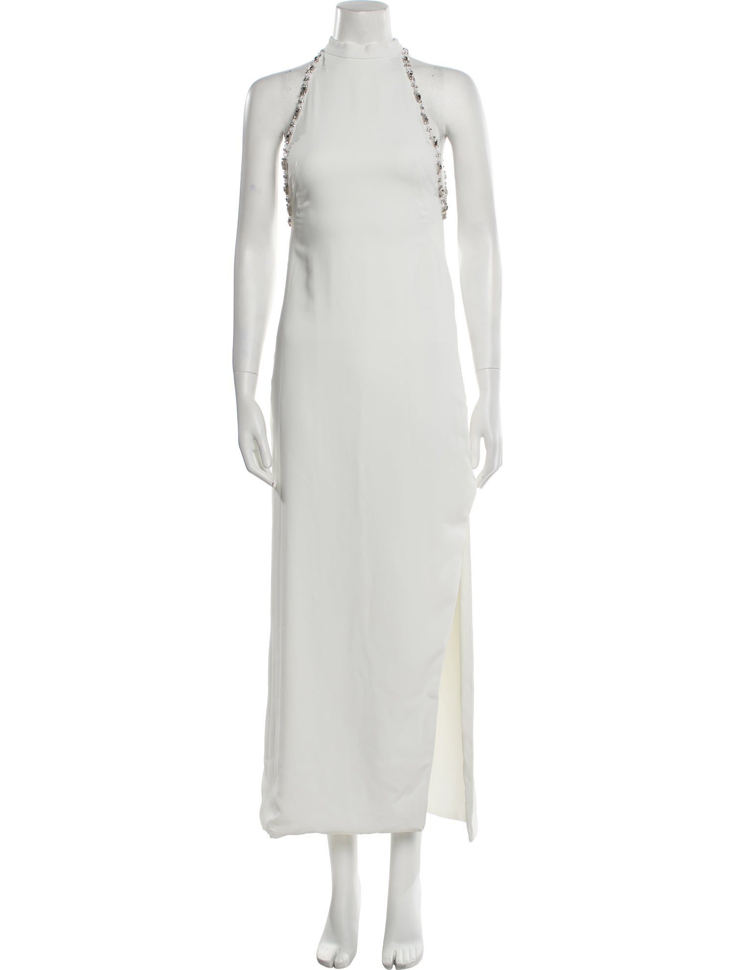 Reem Acra Halterneck Long Dress