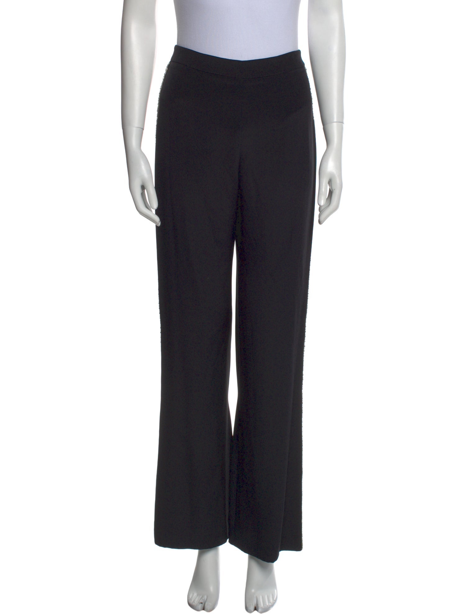 Reem Acra Silk Wide Leg Pants
