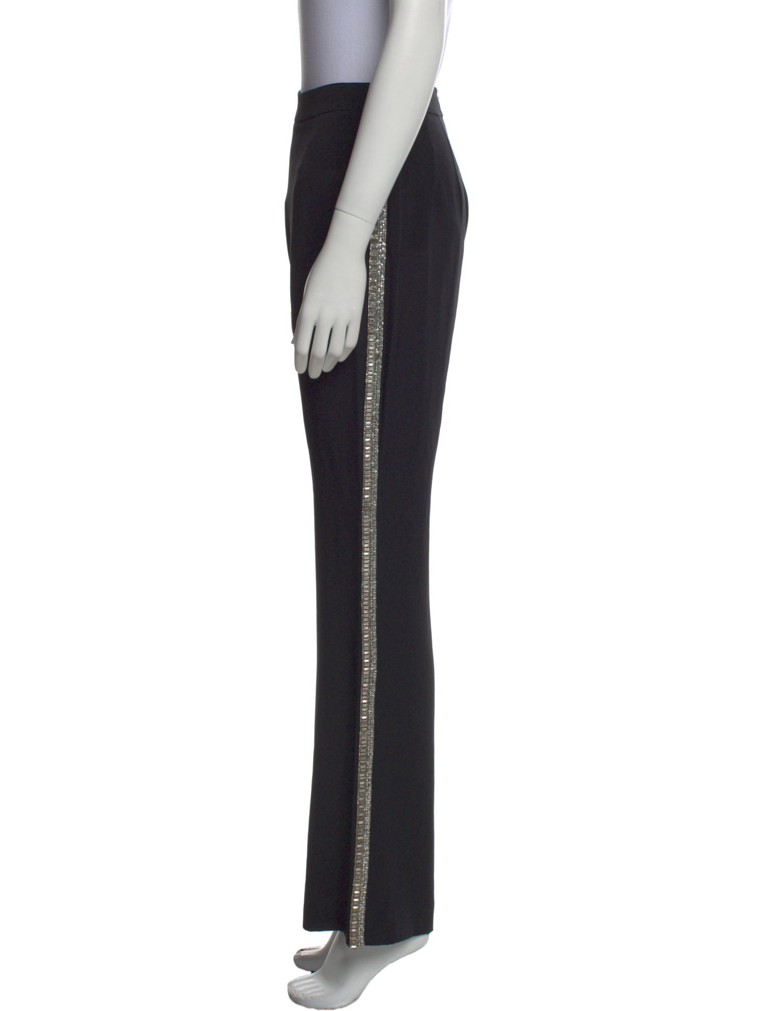 Reem Acra Silk Wide Leg Pants