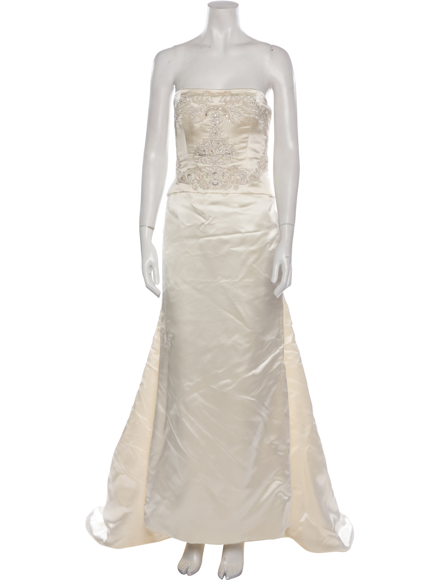 Reem Acra Silk Long Dress