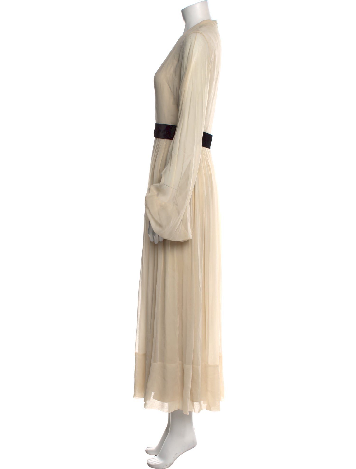 Reem Acra Silk Long Dress