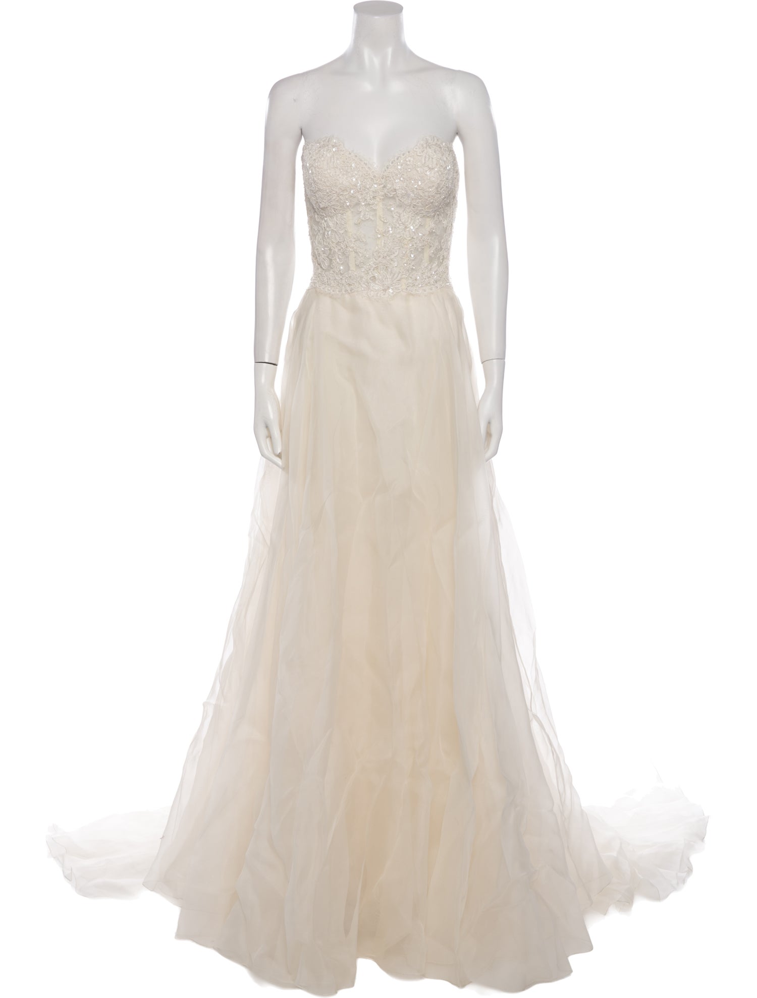 Reem Acra Silk Long Dress