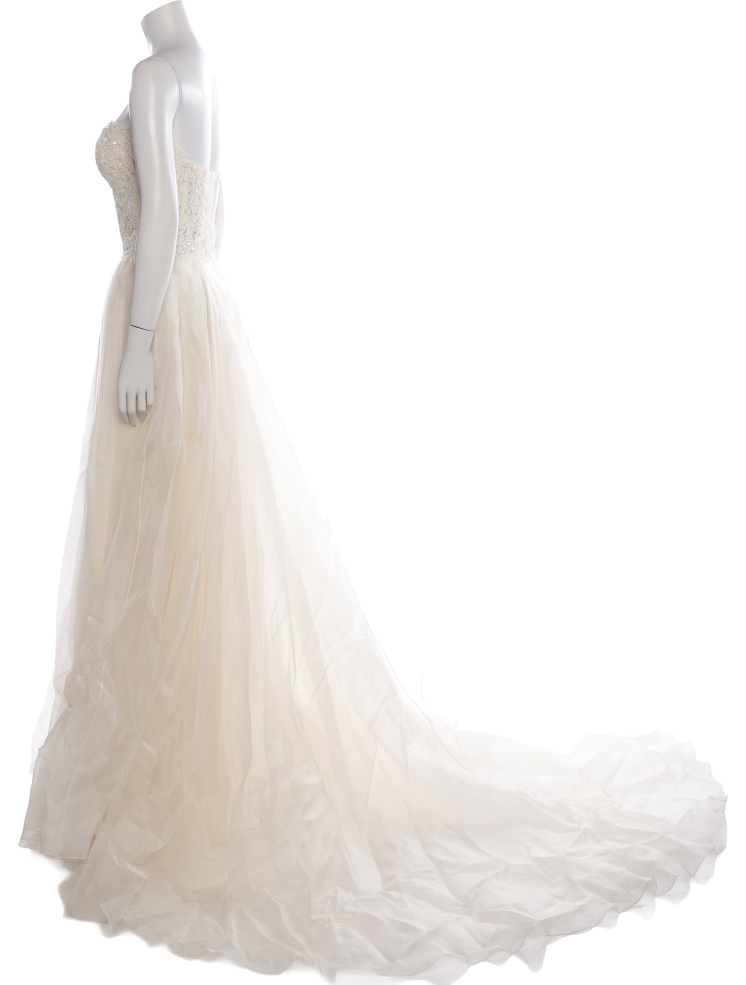 Reem Acra Silk Long Dress