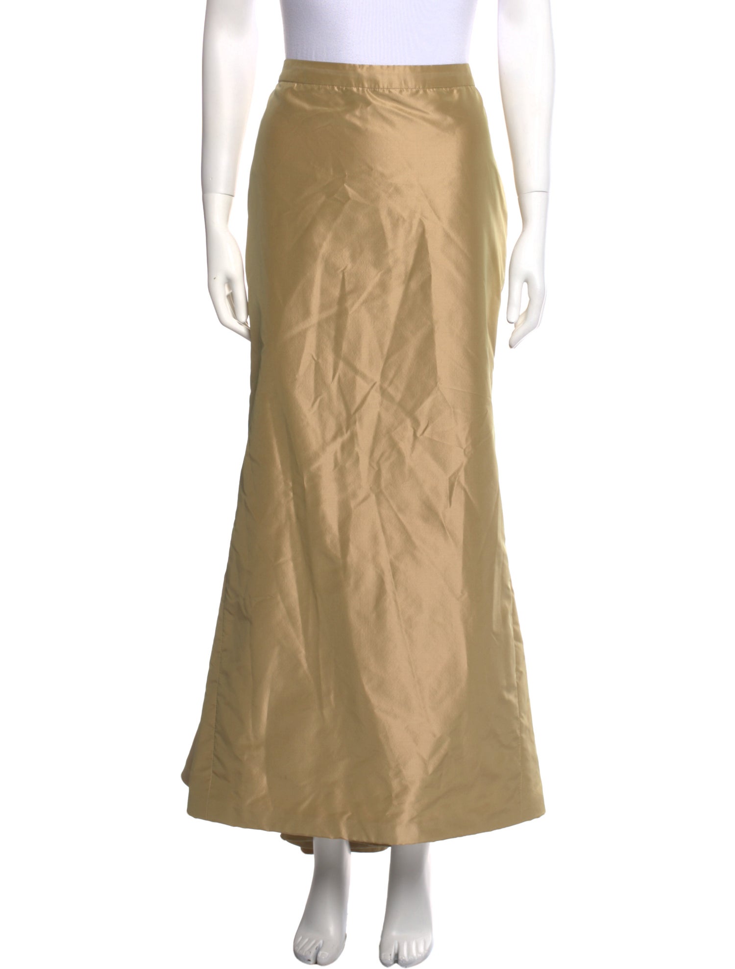 Reem Acra Silk Long Skirt