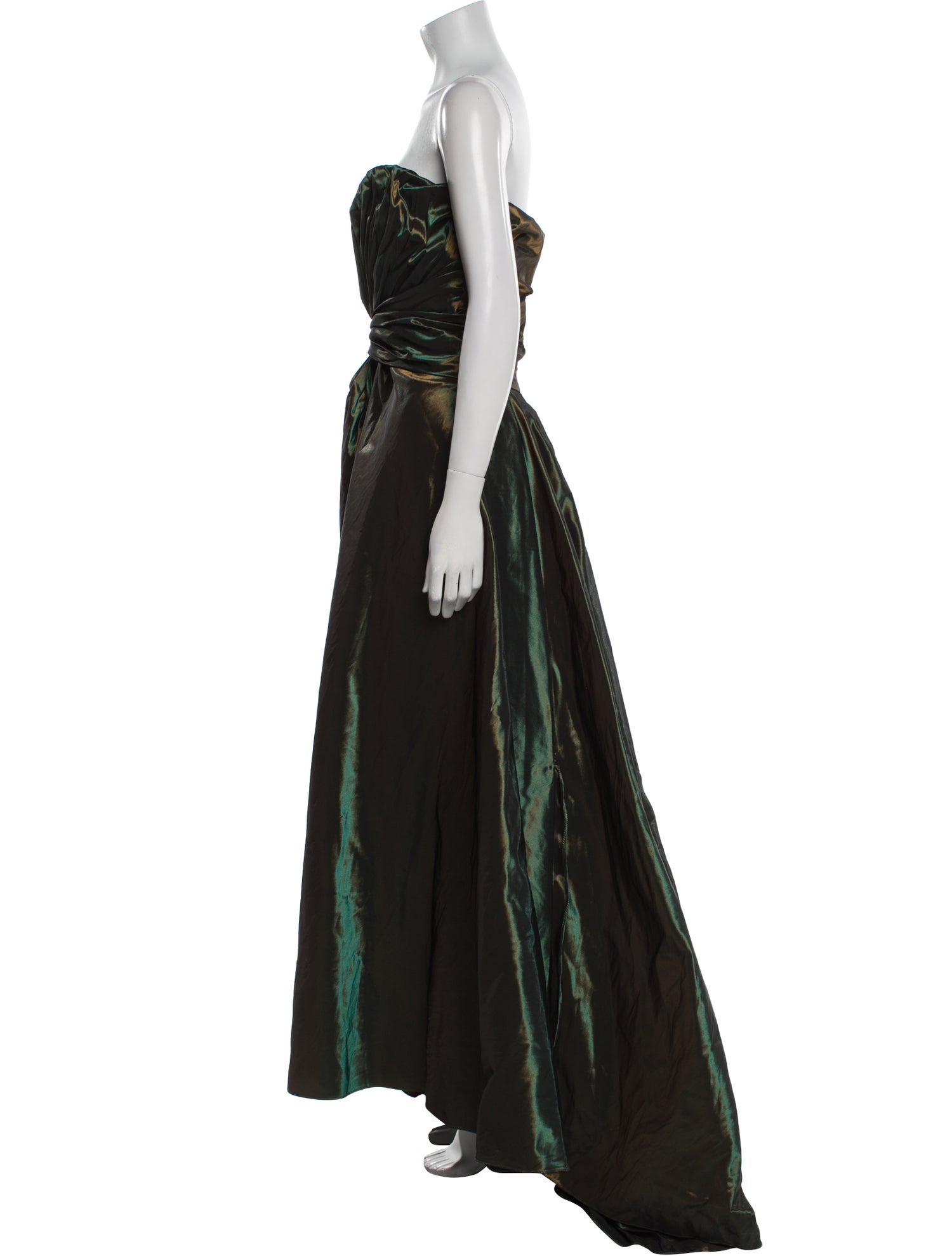 Reem Acra Silk Long Dress