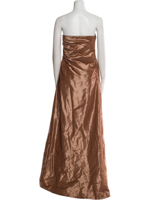 Reem Acra Silk Long Dress