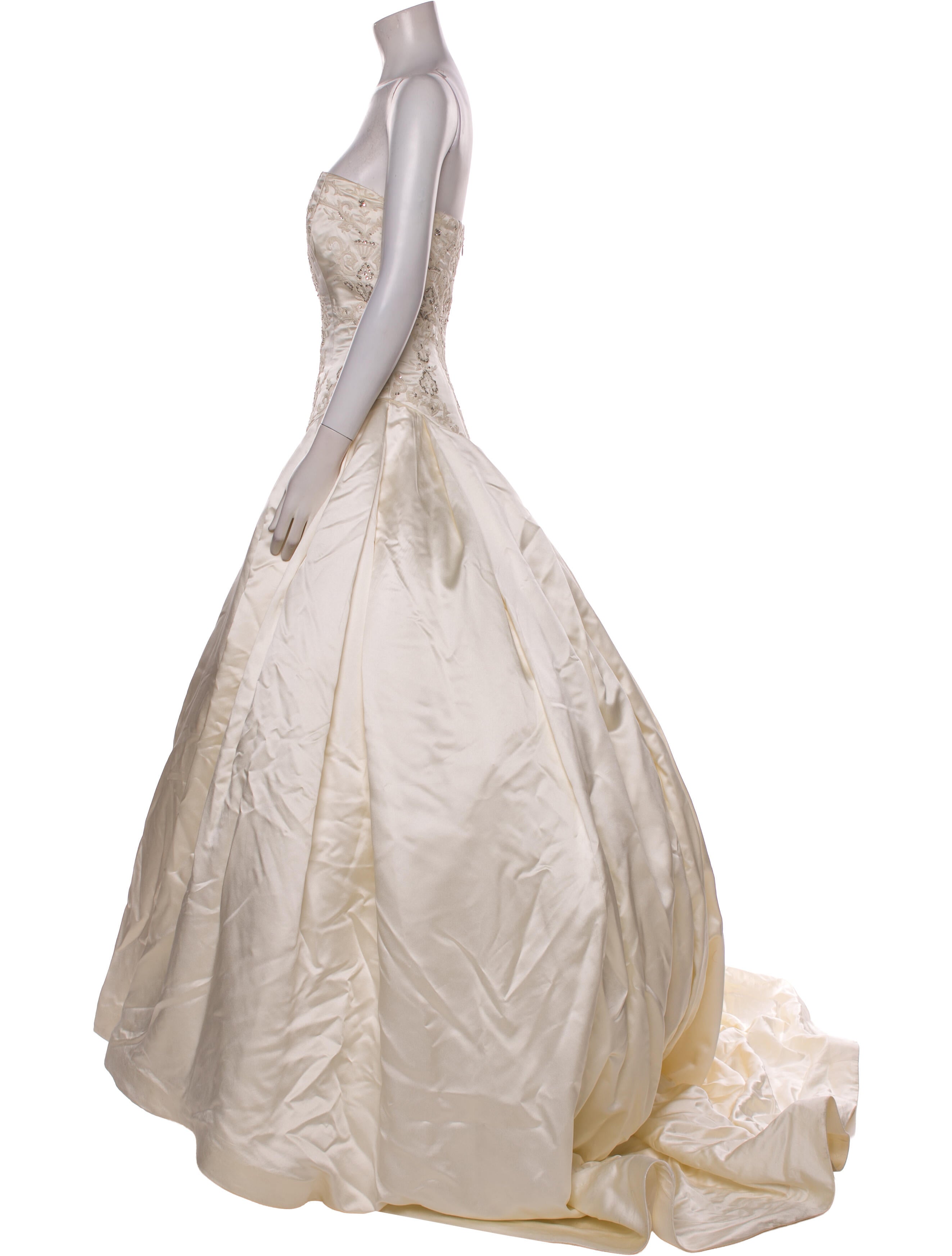 Reem Acra Silk Long Dress