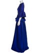 Reem Acra Crew Neck Long Dress