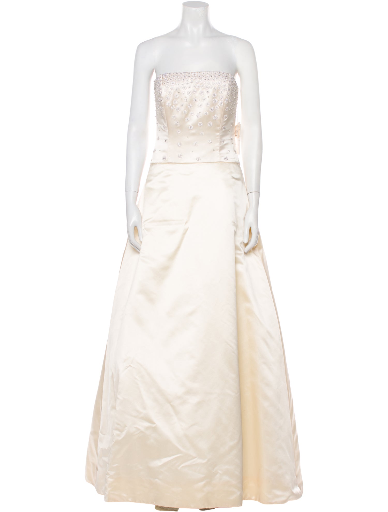 Reem Acra Silk Long Dress