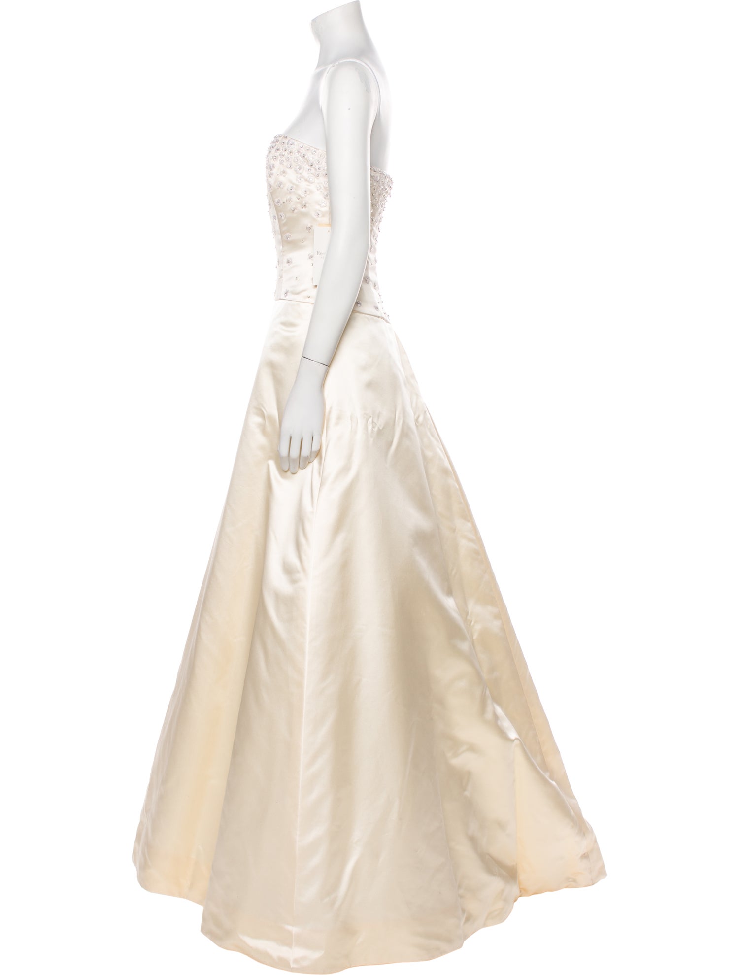 Reem Acra Silk Long Dress