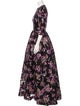 Reem Acra Floral Print Long Dress