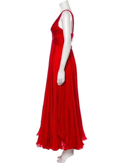 Reem Acra Silk Long Dress