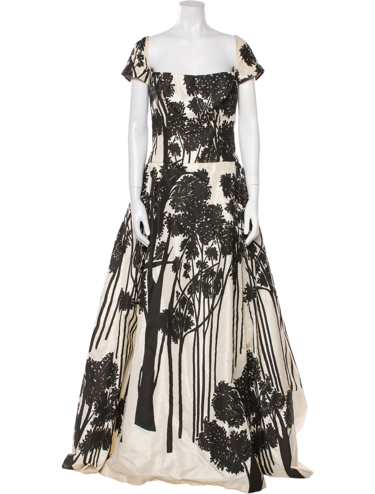 Reem Acra Silk Long Dress w/ Tags
