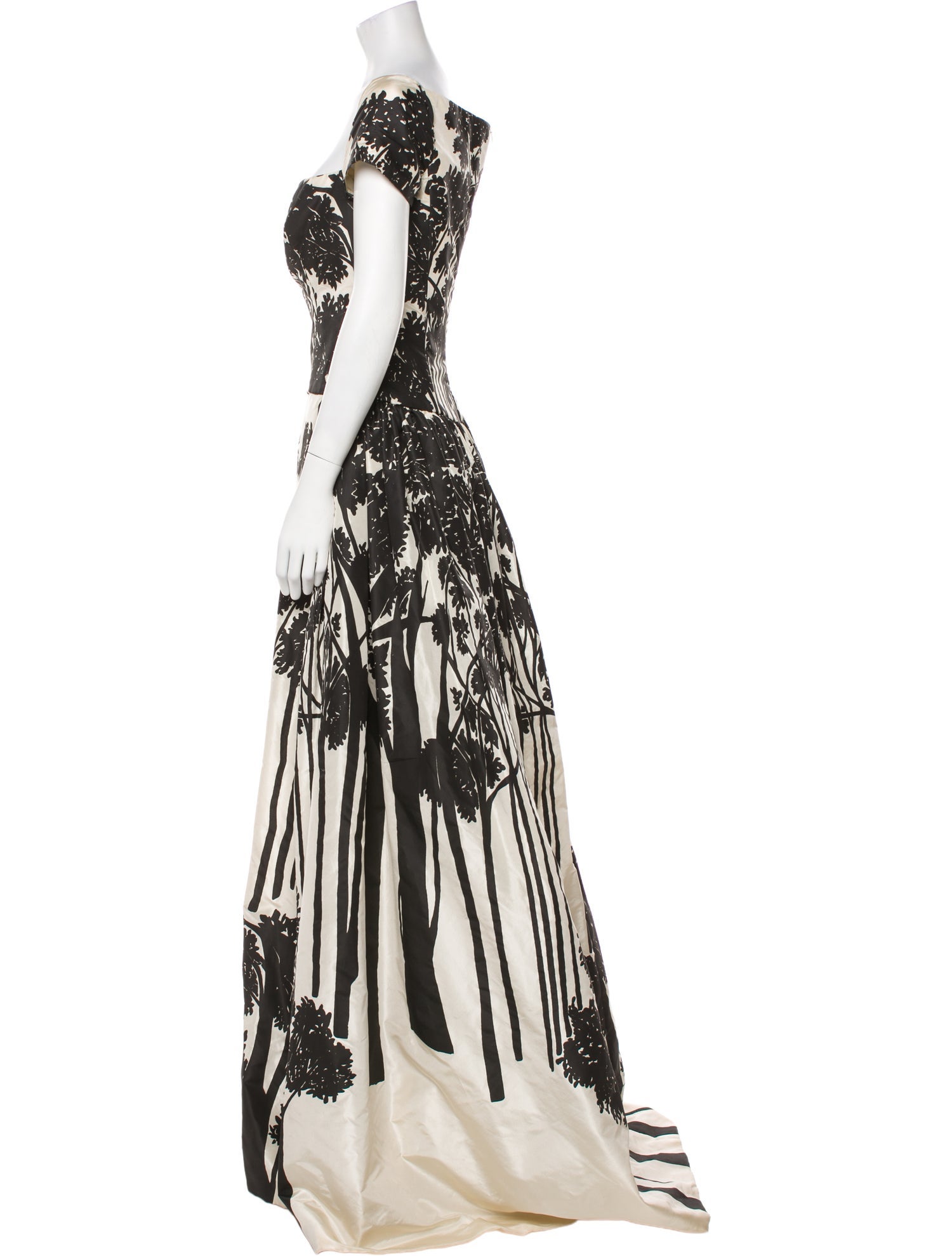 Reem Acra Silk Long Dress w/ Tags