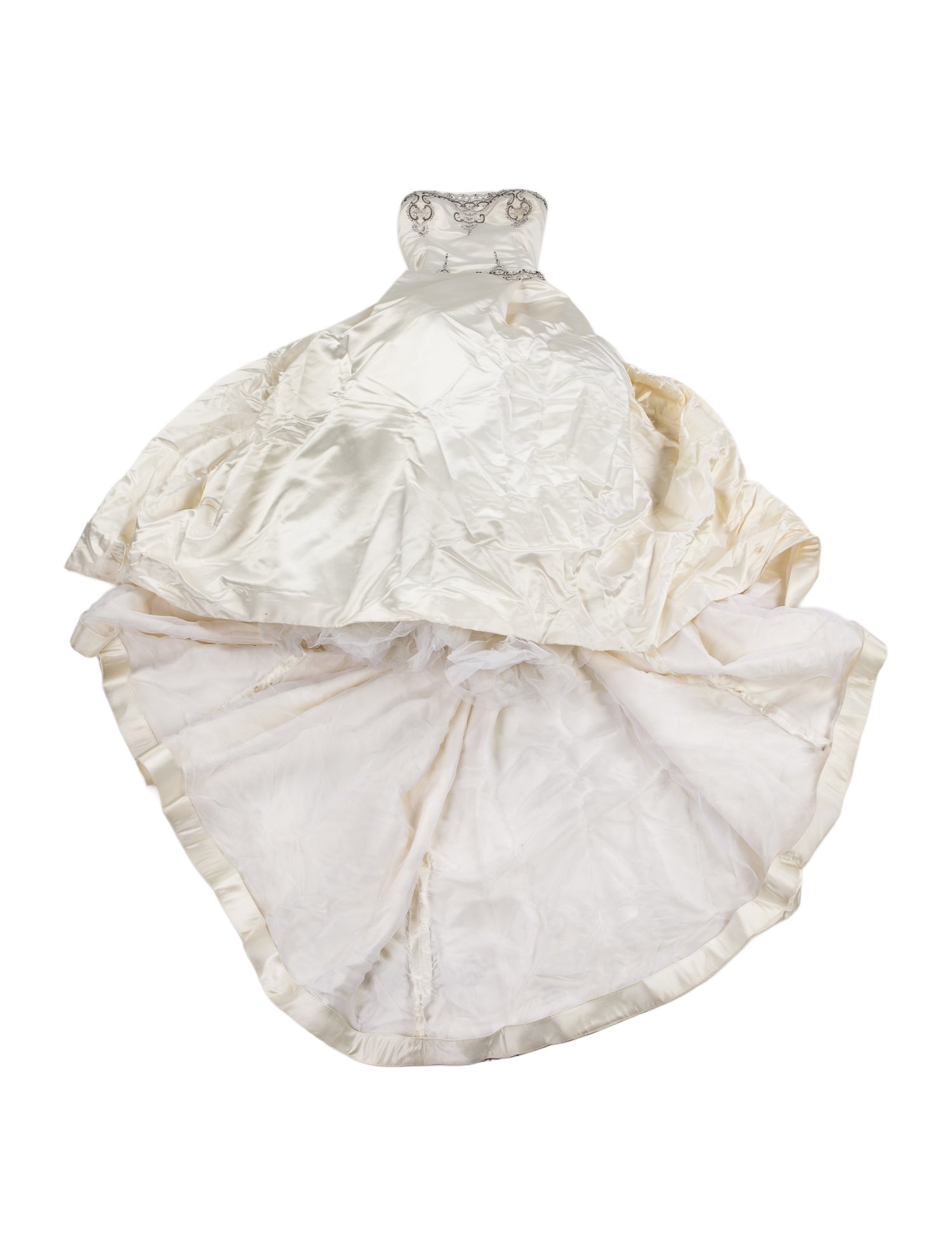 Reem Acra Strapless Long Dress